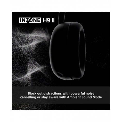 Гейминг слушалки Sony Inzone H9 II, ANC, Tuned by Fnatic, безжични, бели