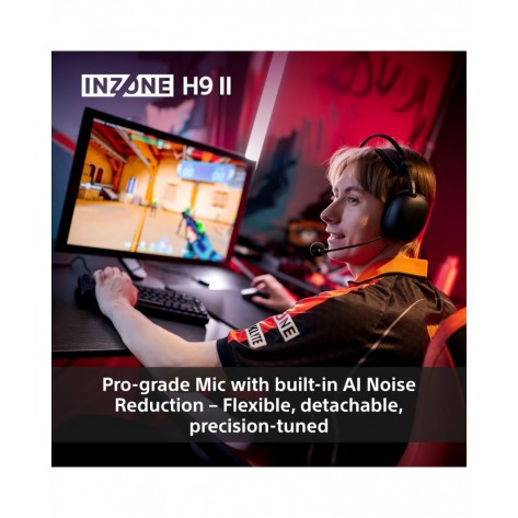 Гейминг слушалки Sony Inzone H9 II, ANC, Tuned by Fnatic, безжични, бели