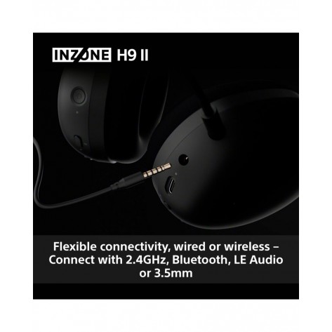 Гейминг слушалки Sony Inzone H9 II, ANC, Tuned by Fnatic, безжични, бели