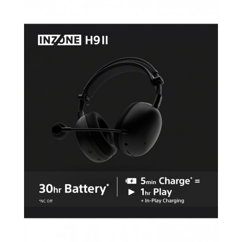 Гейминг слушалки Sony Inzone H9 II, ANC, Tuned by Fnatic, безжични, бели