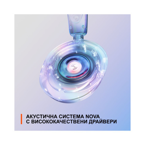 Гейминг слушалки SteelSeries - Arctis Nova 1, бели