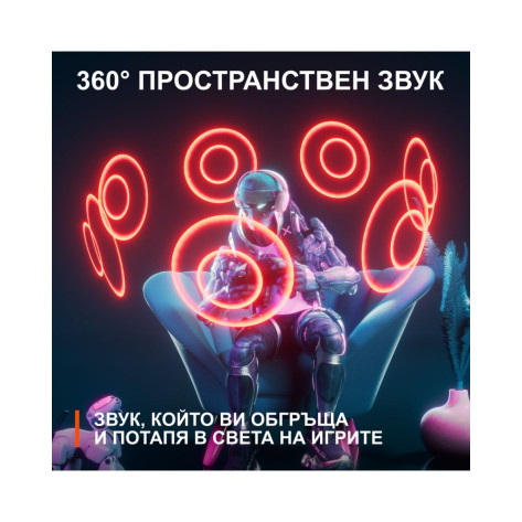 Гейминг слушалки SteelSeries - Arctis Nova 1, бели