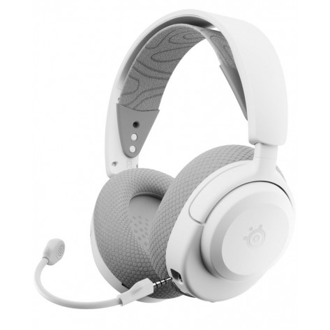 Гейминг слушалки SteelSeries - Arctis Nova 3PW, безжични, бели
