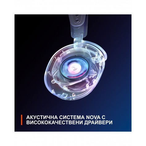  Гейминг слушалки SteelSeries - Arctis Nova 7, безжични, черни