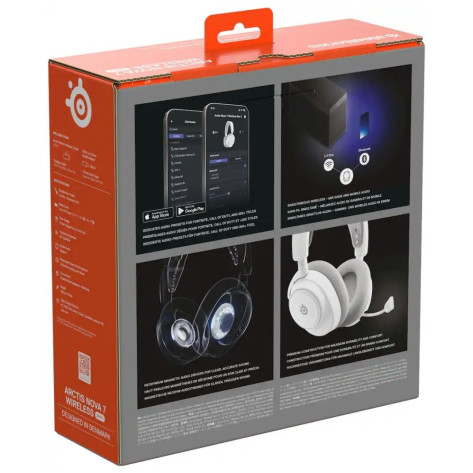 Гейминг слушалки SteelSeries - Arctis Nova 7 Gen, безжични, бели