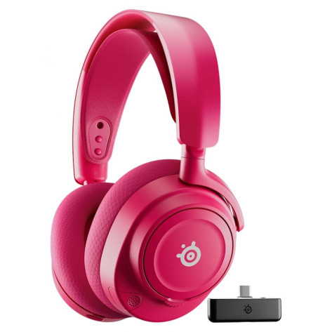 Гейминг слушалки SteelSeries - Arctis Nova 7 Gen, безжични, розови