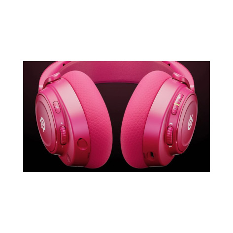 Гейминг слушалки SteelSeries - Arctis Nova 7 Gen, безжични, розови