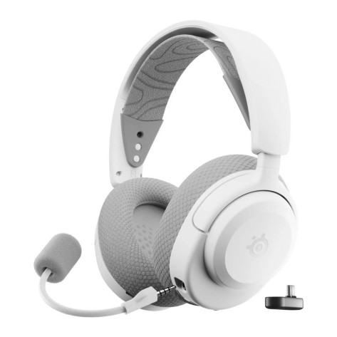 Гейминг слушалки SteelSeries - Arctis Nova, PS/PC/Switch, безжични, бели