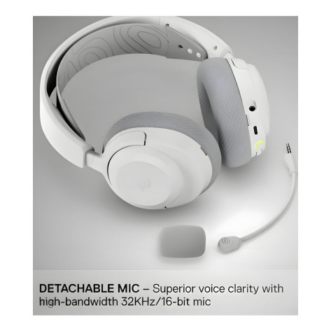 Гейминг слушалки SteelSeries - Arctis Nova, PS/PC/Switch, безжични, бели