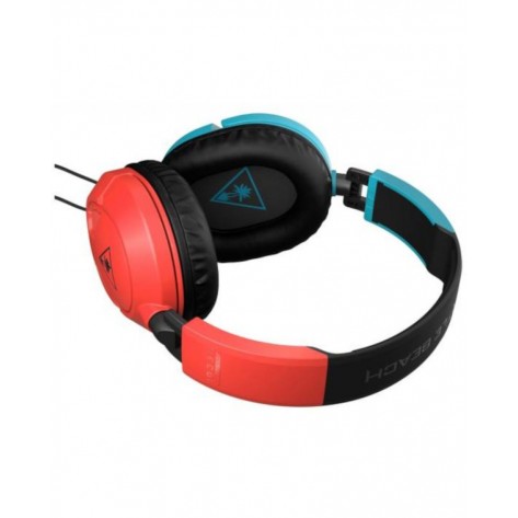 Гейминг слушалки Turtle Beach - Recon 50, Xbox, PS, mobile, червени/сини