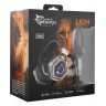 Гейминг слушалки White Shark - LION, сребристи/черни