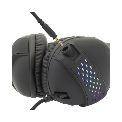 Гейминг слушалки White Shark - OX, RGB, черни