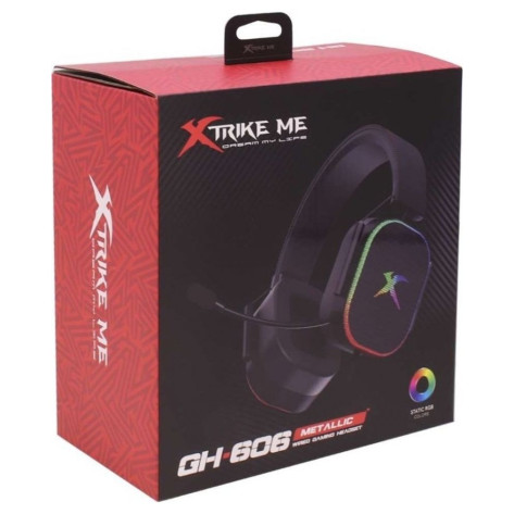Гейминг слушалки Xtrike Me - GH-606, RGB [PS4/PS5/XBOX One], черни