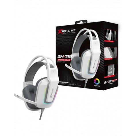  Гейминг слушалки Xtrike ME - GH-712 WH, бели