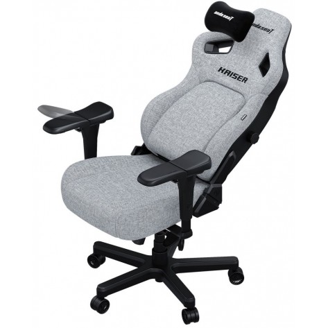 Гейминг стол Anda Seat - Kaiser 4 XL Textile Material, сив