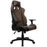 Гейминг стол Arozzi - Avanti Soft Fabric, кафяв