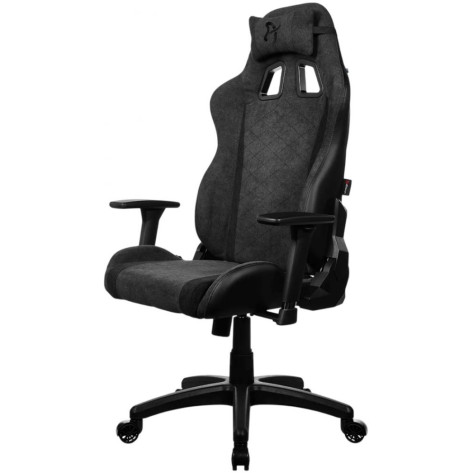 Гейминг стол Arozzi - Avanti Soft Fabric, тъмносив