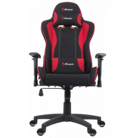 Гейминг стол Arozzi - Mezzo V2 Fabric, черен/червен