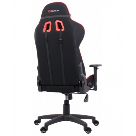 Гейминг стол Arozzi - Mezzo V2 Fabric, черен/червен