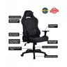 Гейминг стол Arozzi - Torretta Soft Fabric v2, черен