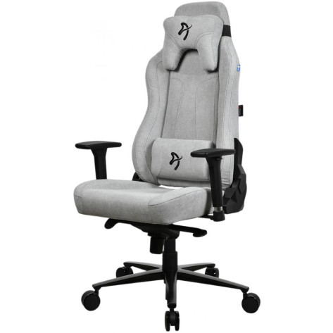 Гейминг стол Arozzi - Vernazza Soft Fabric, светлосив