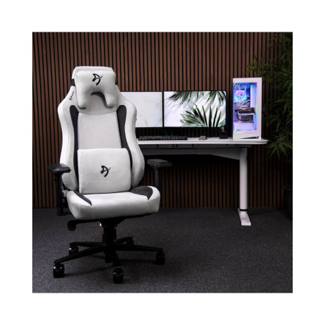 Гейминг стол Arozzi - Vernazza Supersoft, светлосив