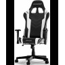 Гейминг стол DXRacer - Prince L, черен/бял