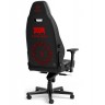 Гейминг стол noblechairs - DOOM: The Dark Ages Edition, зелен/черен