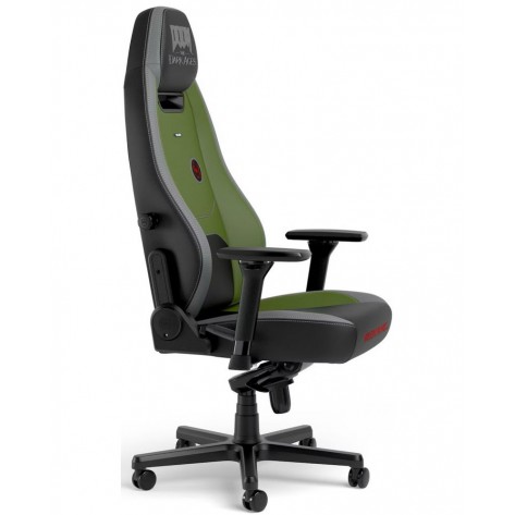 Гейминг стол noblechairs - DOOM: The Dark Ages Edition, зелен/черен
