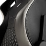 Гейминг стол noblechairs - EPIC, естествена кожа, черен/бял/червен