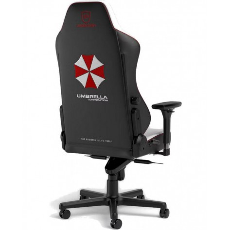 Гейминг стол noblechairs - HERO Resident Evil Umbrella Edition, бял/черен