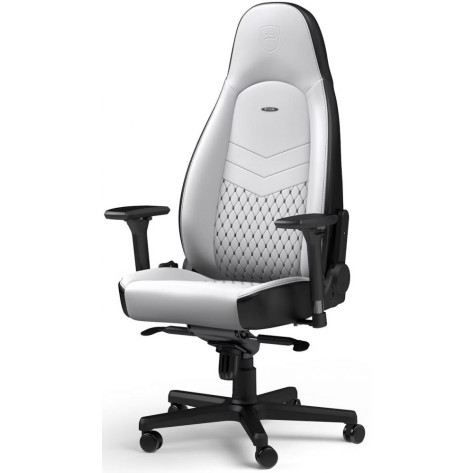 Гейминг стол noblechairs - ICON Gaming, бял/черен