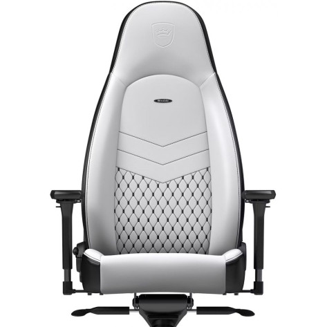 Гейминг стол noblechairs - ICON Gaming, бял/черен