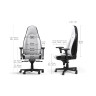 Гейминг стол noblechairs - ICON Gaming, бял/черен
