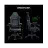 Гейминг стол Razer - Iskur V2 NewGen, черен/зелен