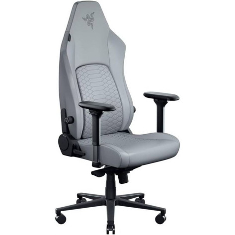 Гейминг стол Razer - Iskur V2 NewGen, светлосив