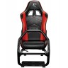 Гейминг стол White Shark - RSC-303 King of speed, рейсинг симулатор, черен/червен