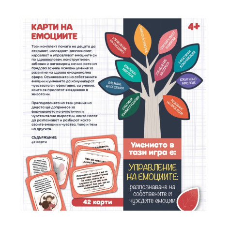 Игра с карти Емоциите - Детска