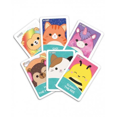 Игра с карти и кубчета Top Trumps Match - Squishmallows