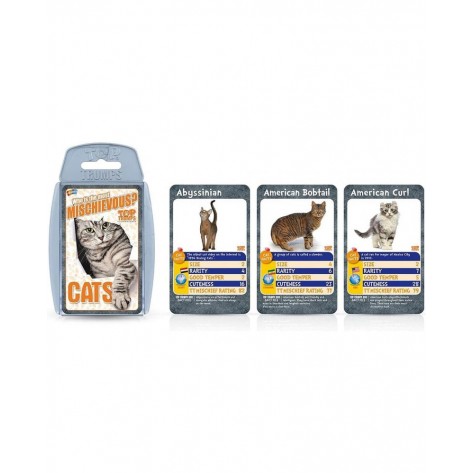 Игра с карти Top Trumps: Cats - Детска