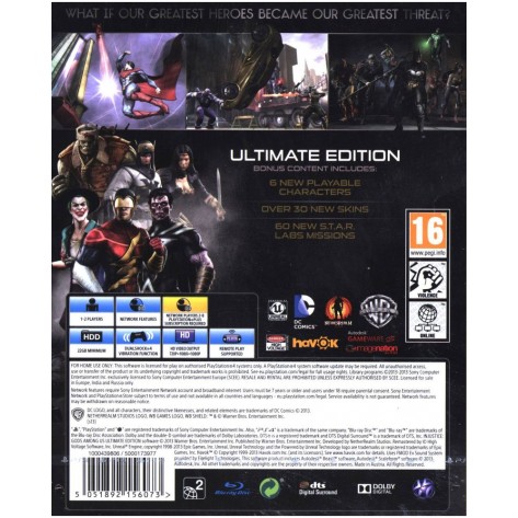 Игра Injustice: Gods Among Us - Ultimate Edition за PlayStation 4