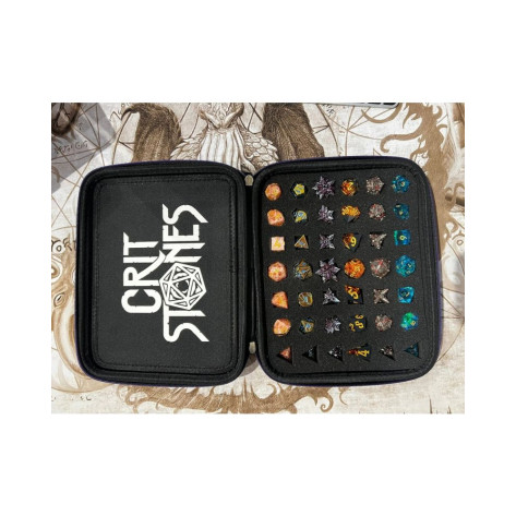 Калъф за зарове GlassStaff - Arcanum Luxury Dice Case, черен