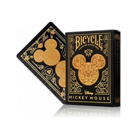 Карти за игра Bicycle - Disney Black & Gold Mickey Mouse