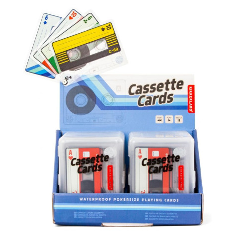 Карти за игра Kikkerland - Cassette Cards