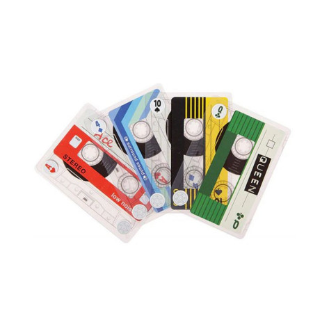 Карти за игра Kikkerland - Cassette Cards