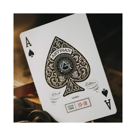 Карти за игра Theory 11 - Artisan Black Edition