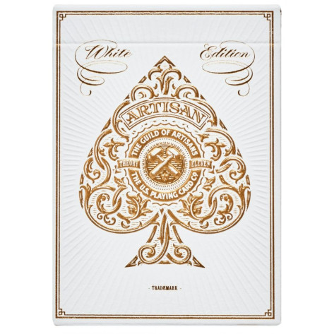 Карти за игра Theory 11 - Artisan White Edition