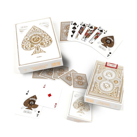 Карти за игра Theory 11 - Artisan White Edition