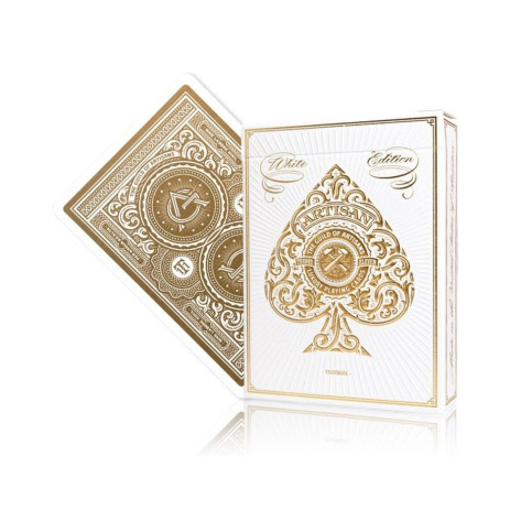 Карти за игра Theory 11 - Artisan White Edition
