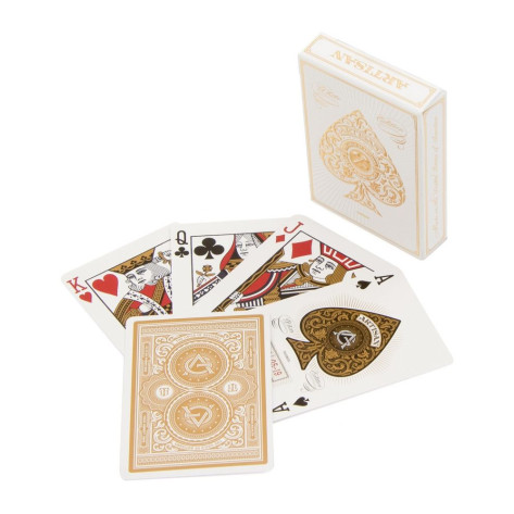 Карти за игра Theory 11 - Artisan White Edition